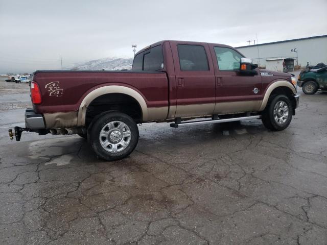 1FT8W3BT8CEB37625 - 2012 FORD F350 SUPER MAROON photo 3