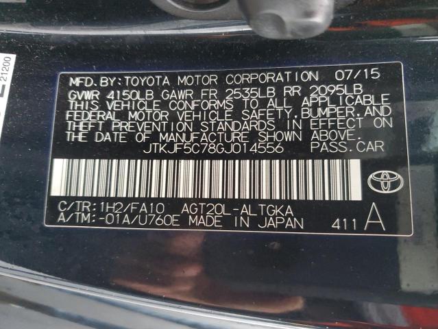 JTKJF5C78GJ014556 - 2016 TOYOTA SCION TC Grafit foto 12