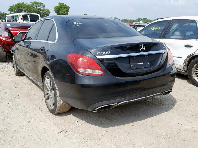 55SWF4KB2FU028552 - 2015 MERCEDES-BENZ C 300 4MATIC  photo 3