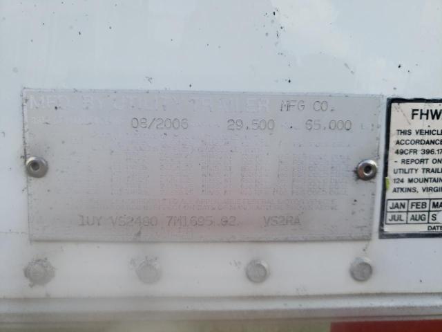 1UYVS24807M169502 - 2007 UTILITY TRAILER Ağ foto 10