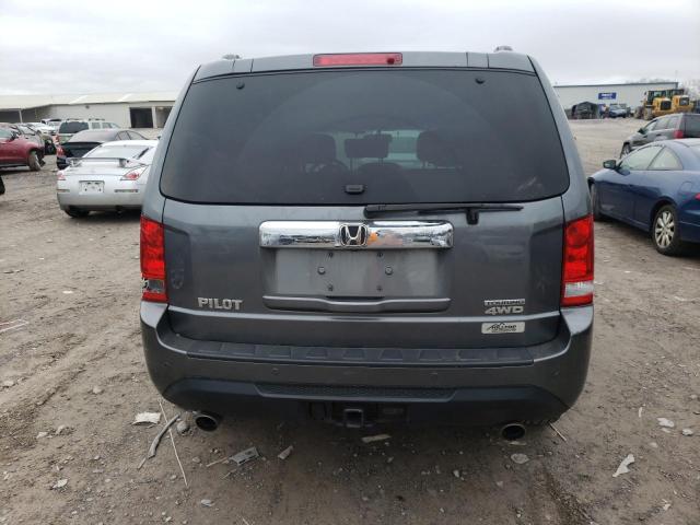 5FNYF4H98CB010924 - 2012 HONDA PILOT TOURING GRAY photo 6