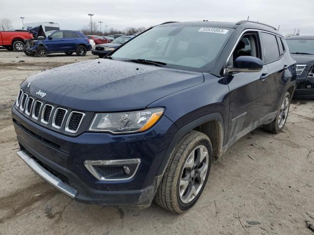 3C4NJDCBXJT222637 - 2018 JEEP COMPASS LIMITED BLUE photo 1