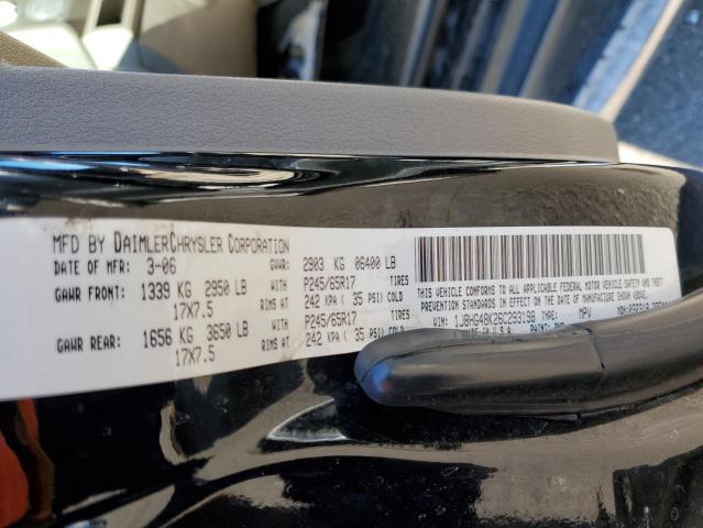 1J8HG48K26C293198 - 2006 JEEP COMMANDER 黑色 照片 13