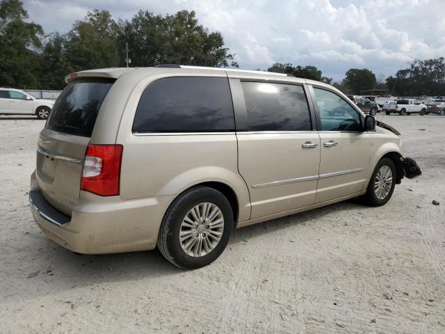 2C4RC1GGXDR515607 - 2013 CHRYSLER TOWN & COU LIMITED GOLD photo 3