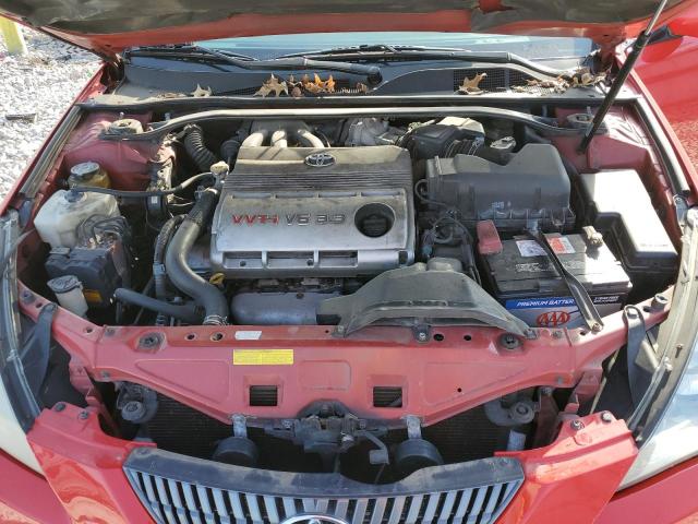 4T1CA30P66U100450 - 2006 TOYOTA CAMRY SOLA SE RED photo 11