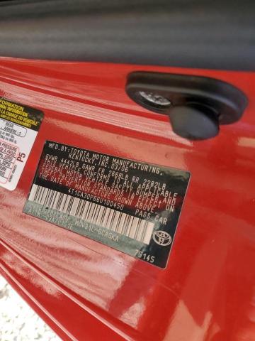 4T1CA30P66U100450 - 2006 TOYOTA CAMRY SOLA SE RED photo 12