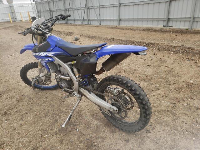 JYACJ1939JA000163 - 2018 YAMAHA WR450 F BLUE photo 3