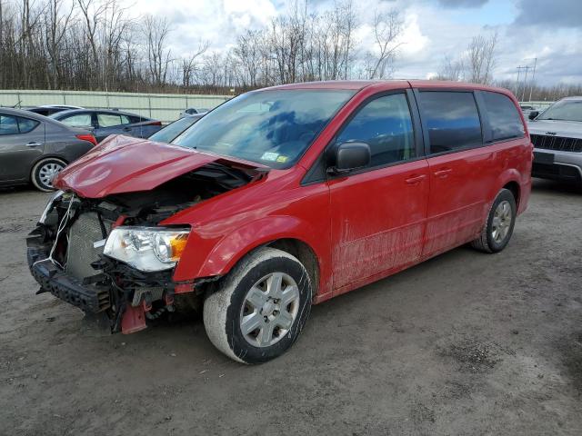 2C4RDGBG1CR203391 - 2012 DODGE GRAND CARA SE RED photo 1