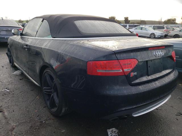 WAUVGAFH8BN008354 - 2011 AUDI S5 PRESTIGE BLACK photo 2