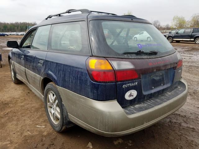 4S3BH675547630079 - 2004 SUBARU LEGACY OUTBACK AWP  photo 3