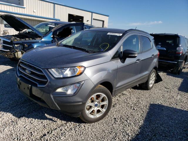 MAJ6P1ULXJC170422 - 2018 FORD ECOSPORT SE GRAY photo 1