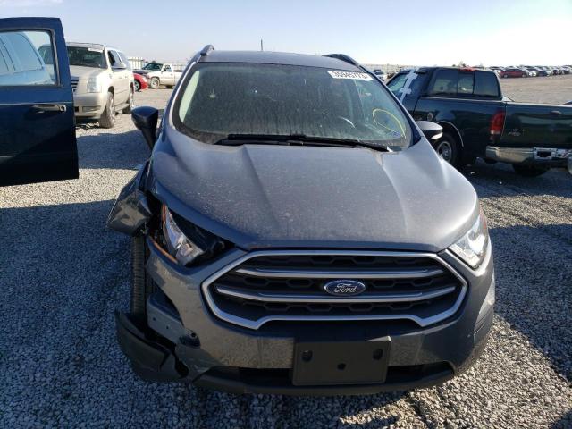 MAJ6P1ULXJC170422 - 2018 FORD ECOSPORT SE GRAY photo 5