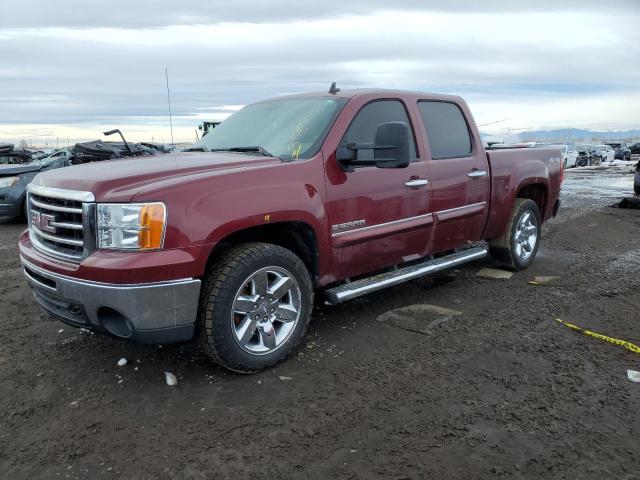 3GTP2VE29DG255733 - 2013 GMC SIERRA K1500 SLE MAROON photo 1