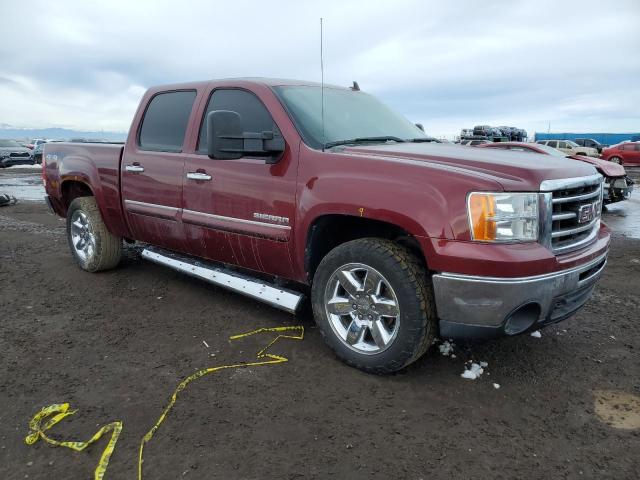 3GTP2VE29DG255733 - 2013 GMC SIERRA K1500 SLE MAROON photo 4