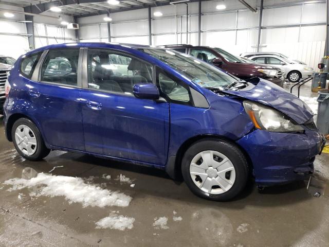 JHMGE8H37DC003364 - 2013 HONDA FIT BLUE photo 4