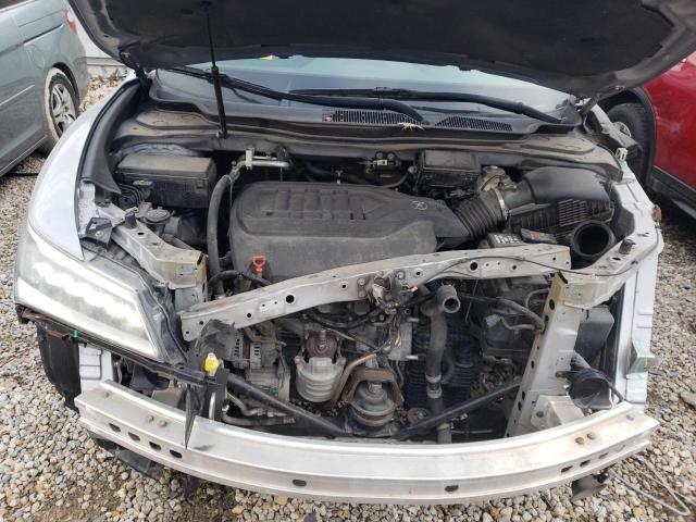 5FRYD3H64GB004712 - 2016 ACURA MDX TECHNOLOGY SILVER photo 12