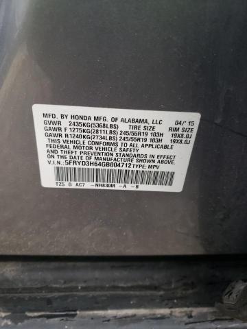 5FRYD3H64GB004712 - 2016 ACURA MDX TECHNOLOGY SILVER photo 13