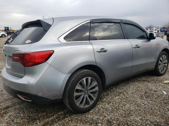 5FRYD3H64GB004712 - 2016 ACURA MDX TECHNOLOGY SILVER photo 3