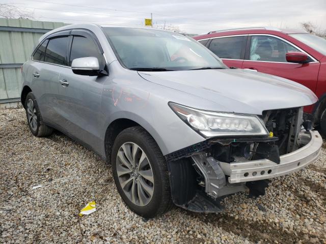 5FRYD3H64GB004712 - 2016 ACURA MDX TECHNOLOGY SILVER photo 4