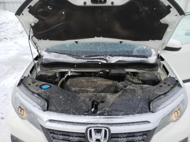 5FPYK3F51KB026992 - 2019 HONDA RIDGELINE RTL WHITE photo 11