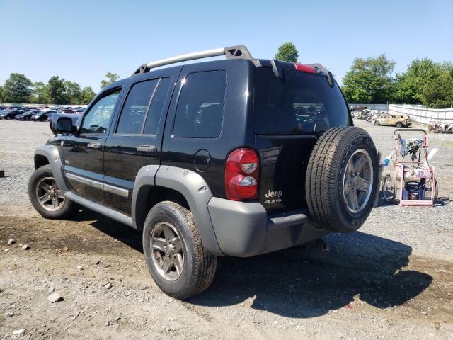 1J4GL38K95W725284 - 2005 JEEP LIBERTY RENEGADE BLACK photo 3
