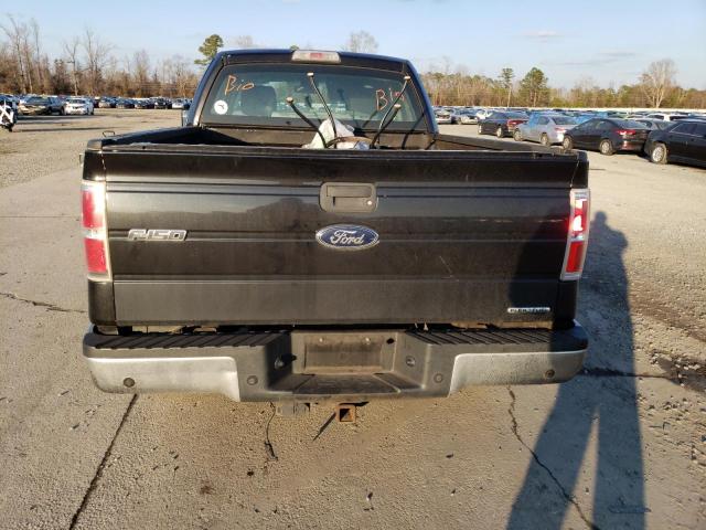 1FTFX1EF6DFD53466 - 2013 FORD F150 SUPER CAB BLACK photo 6