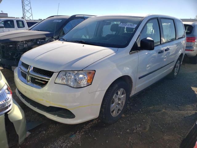 2C4RDGBG0DR643152 - 2013 DODGE GRAND CARA SE WHITE photo 1