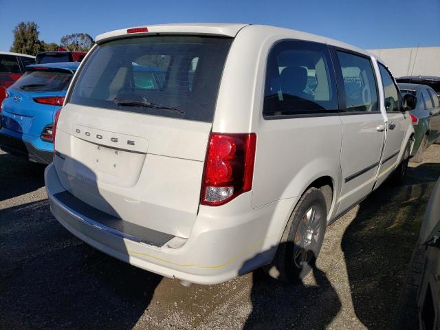 2C4RDGBG0DR643152 - 2013 DODGE GRAND CARA SE WHITE photo 3