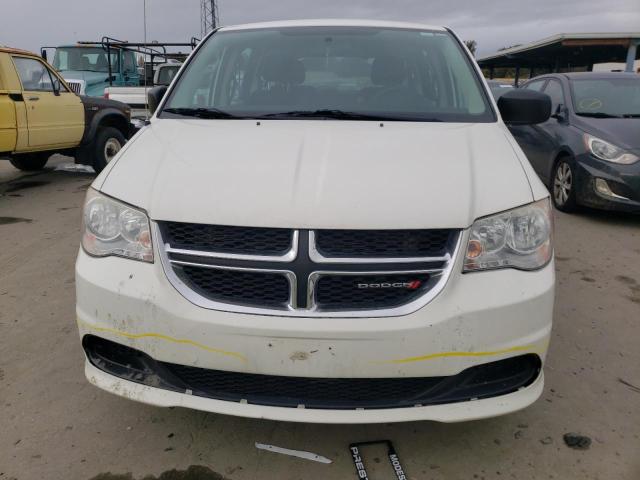 2C4RDGBG0DR643152 - 2013 DODGE GRAND CARA SE WHITE photo 5