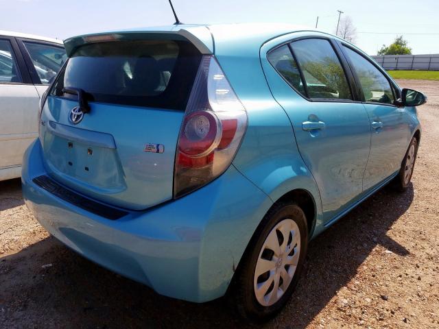 JTDKDTB34C1015671 - 2012 TOYOTA PRIUS C  photo 4