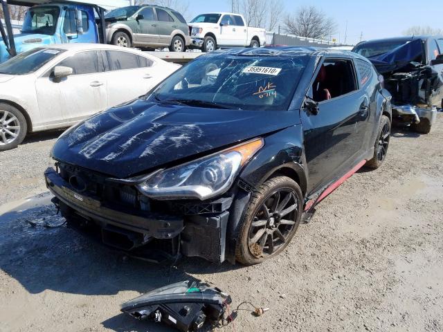 KMHTC6AE5FU230714 - 2015 HYUNDAI VELOSTER TURBO  photo 2