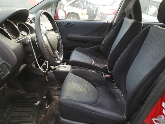JHMGD38697S027577 - 2007 HONDA FIT S წითელი ფოტო 7