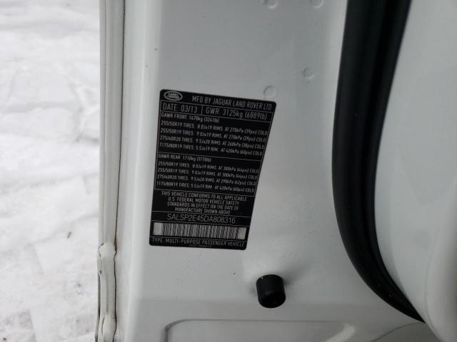 SALSP2E45DA808316 - 2013 LAND ROVER RANGE ROVE AUTOBIOGRAPHY WHITE photo 13