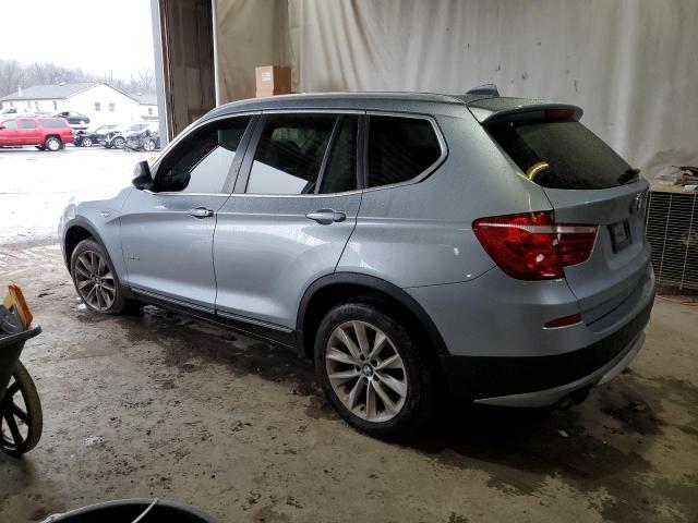 5UXWX5C59CL727102 - 2012 BMW X3 XDRIVE28I BLUE photo 2