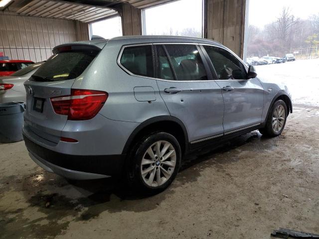 5UXWX5C59CL727102 - 2012 BMW X3 XDRIVE28I BLUE photo 3