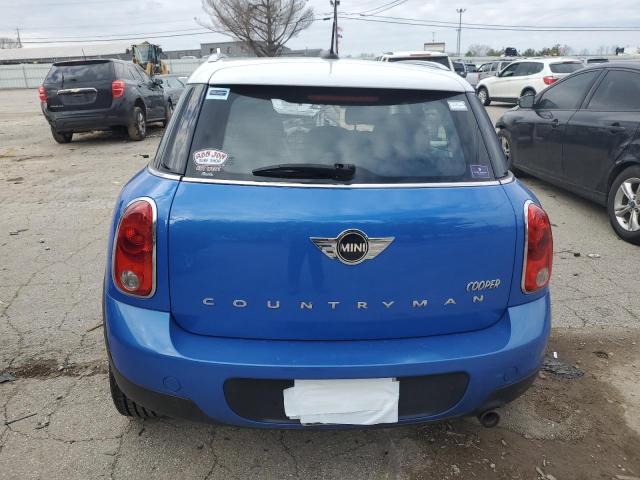 WMWZB3C52EWR40232 - 2014 MINI COOPER COUNTRYMAN BLUE photo 6