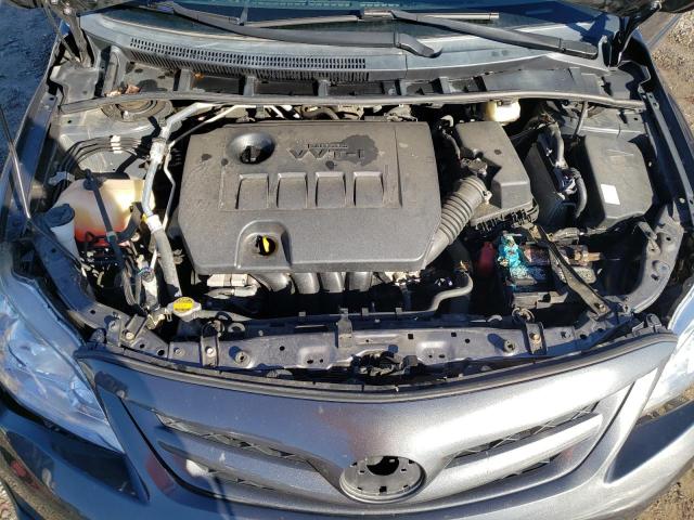 2T1BU4EE2CC918478 - 2012 TOYOTA COROLLA LE BASE GRAY photo 11