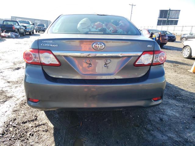2T1BU4EE2CC918478 - 2012 TOYOTA COROLLA LE BASE GRAY photo 6