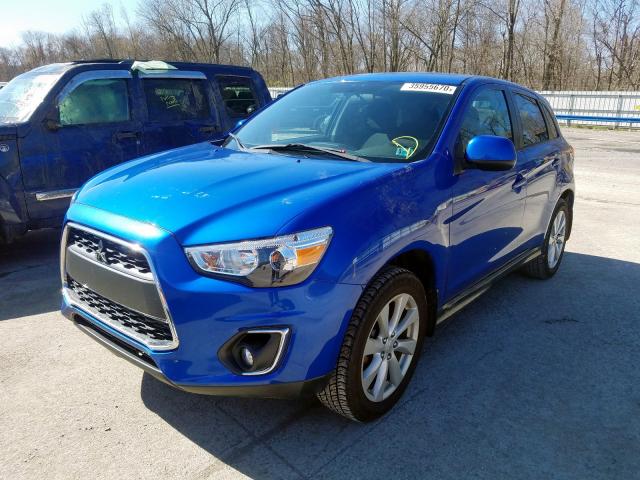 4A4AR3AW1FE027761 - 2015 MITSUBISHI OUTLANDER SPORT ES  photo 2