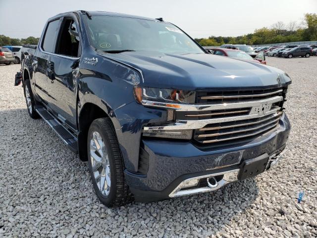 3GCUYHED2KG182528 - 2019 CHEVROLET SILVERADO K1500 HIGH COUNTRY BLUE photo 1