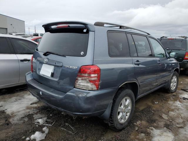 JTEHF21A730156637 - 2003 TOYOTA HIGHLANDER LIMITED BLUE photo 3