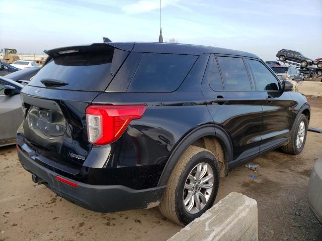 1FM5K8ABXLGA55416 - 2020 FORD EXPLORER POLICE INTERCEPTOR BLACK photo 3