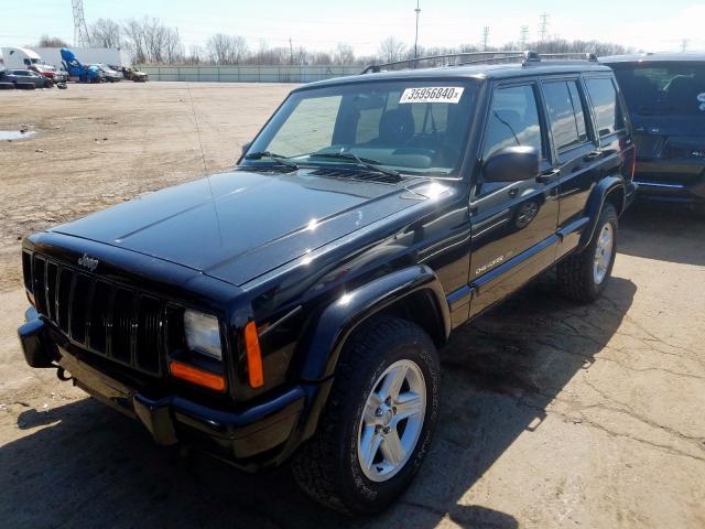 1J4FF58S81L631410 - 2001 JEEP CHEROKEE CLASSIC  photo 2