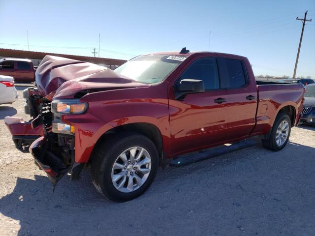 1GCRWBEFXLZ254457 - 2020 CHEVROLET SILVERADO C1500 CUSTOM BURGUNDY photo 1