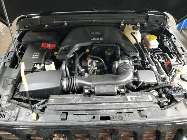 1C4HJXDGXMW618042 - 2021 JEEP WRANGLER U SPORT შავი ფოტო 12