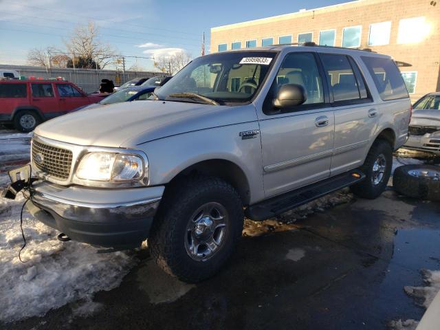 1FMPU16L41LA41608 - 2001 FORD EXPEDITION XLT SILVER photo 1