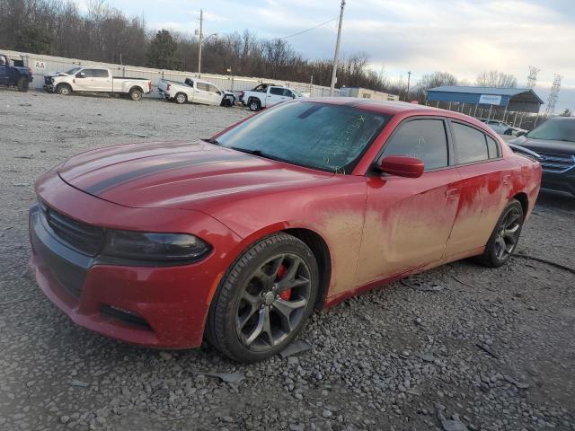 2C3CDXHG0FH862994 - 2015 DODGE CHARGER SXT RED photo 1