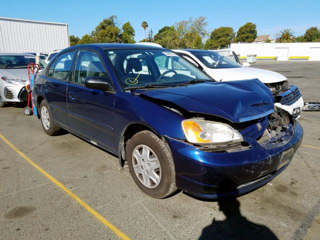 JHMES16553S001046 - 2003 HONDA CIVIC LX  photo 1