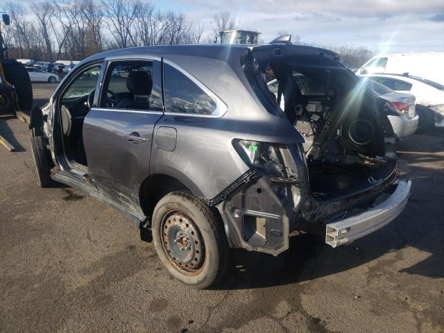 5FRYD4H89EB047754 - 2014 ACURA MDX ADVANCE GRAY photo 2