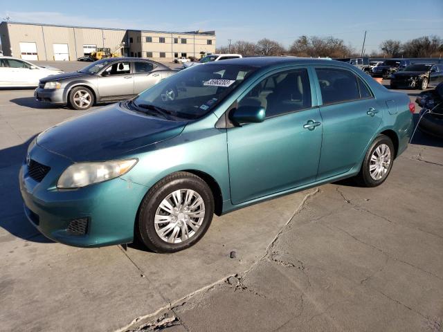 2T1BU4EE8AC357698 - 2010 TOYOTA COROLLA BASE GREEN photo 1